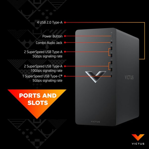 HP Victus 15L Gaming TG02  Core i7 13th Gen  16GB  512GB SSD + 1TB HDD 8GB RTX 4060 - Image 4